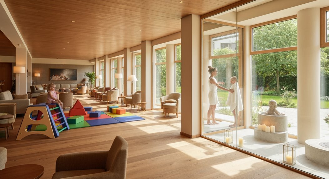 familienfreundliches Wohlbefinden und Spiel