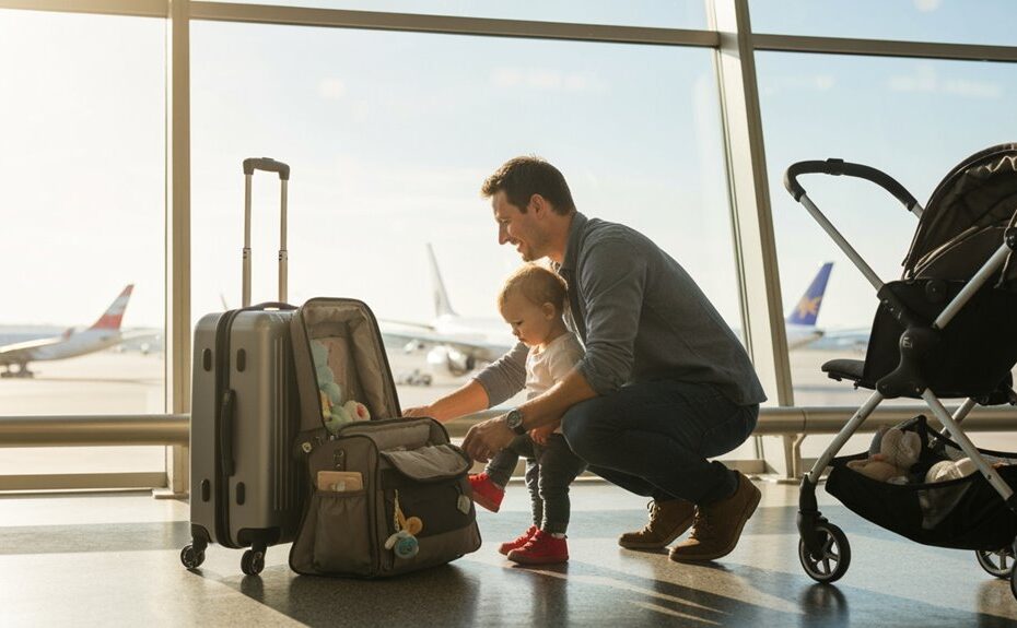 mit kleinen Kleinkindern unterwegs sein