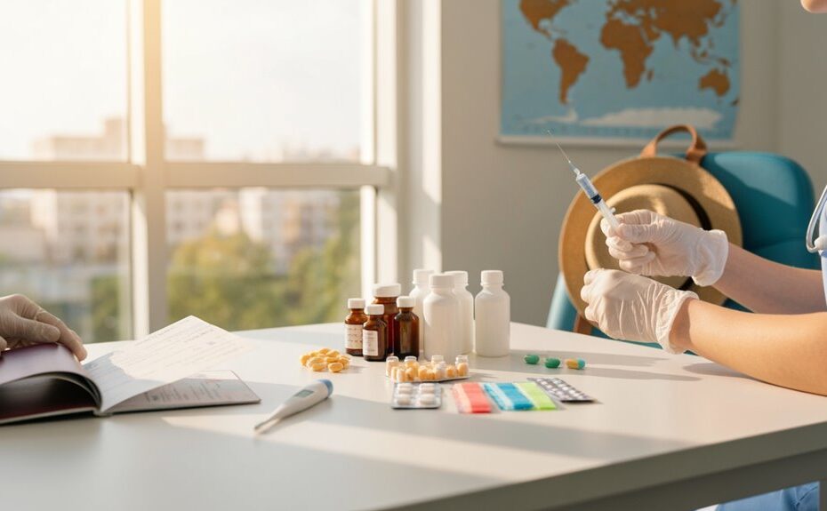 Impfungen und Gesundheitsvorsichtsmaßnahmen