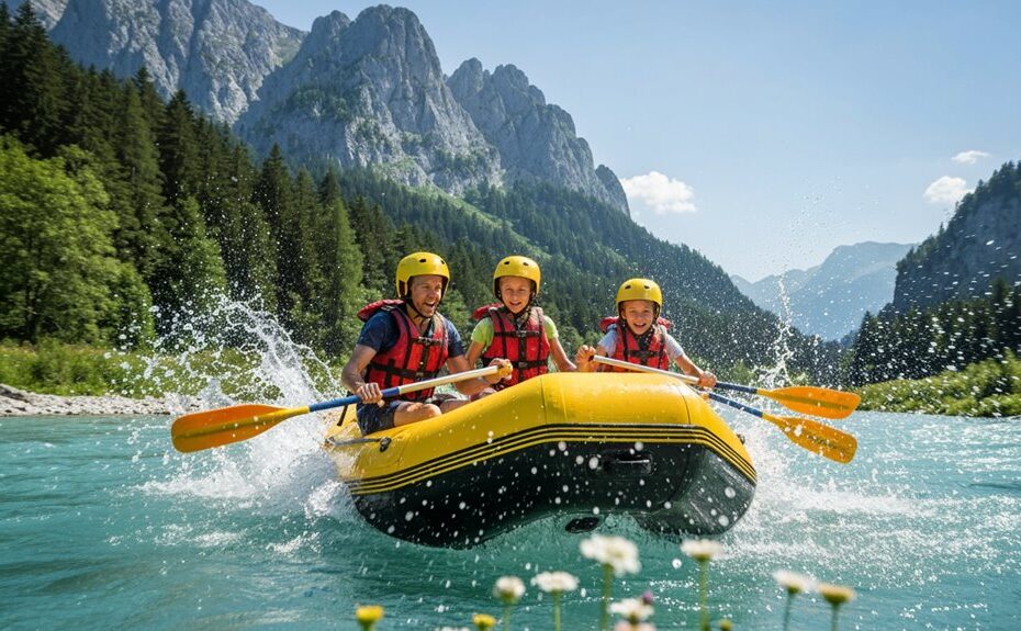 abenteuerliches Rafting-Erlebnis für die ganze Familie