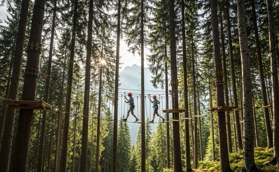 Österreichisches Hochseilgarten-Abenteuer