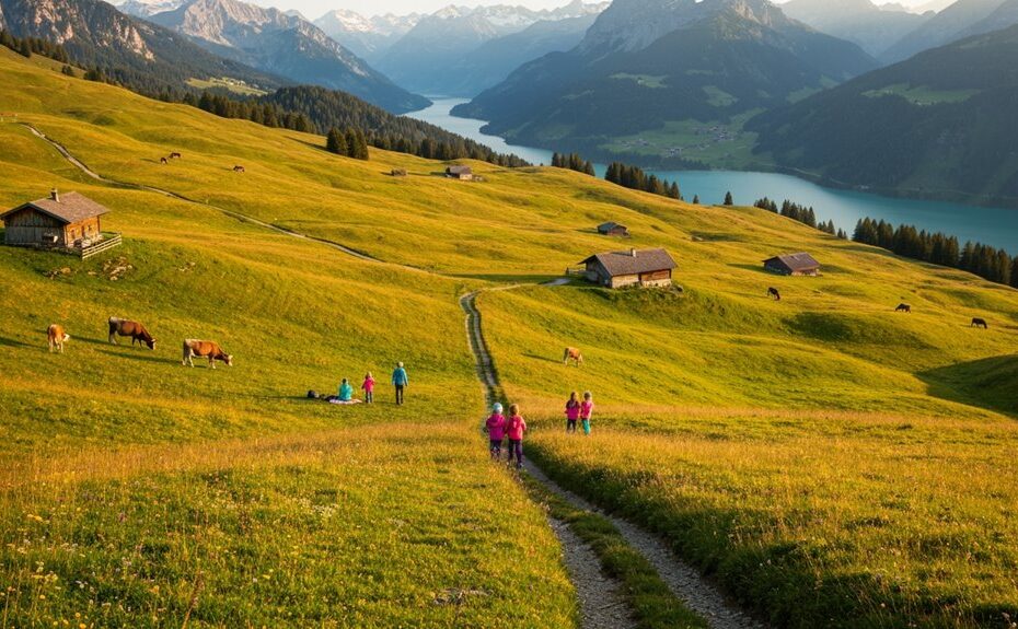 wunderschöne alpine Familienabenteuer
