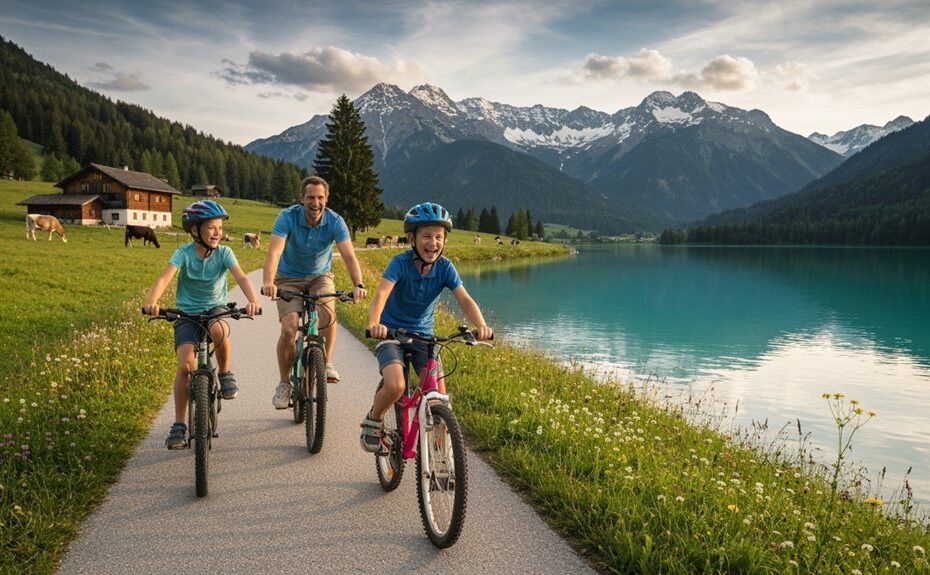 familienfreundliche Fahrradrouten in Österreich