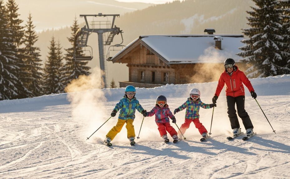 Skifahren mit Kindern in Österreich