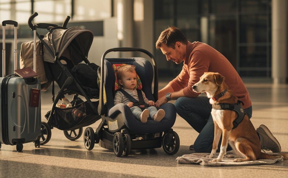 Reisen mit Kindern und Haustieren
